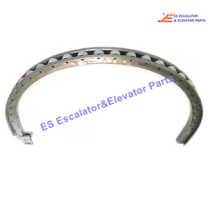 FT822 Escalator Handrail Roller Group Newell Chain Steel Balustrade Deflecting Handrail Guide 25 Roller Holes Version (Lower Left/ Upper Right) Use For ThyssenKrupp