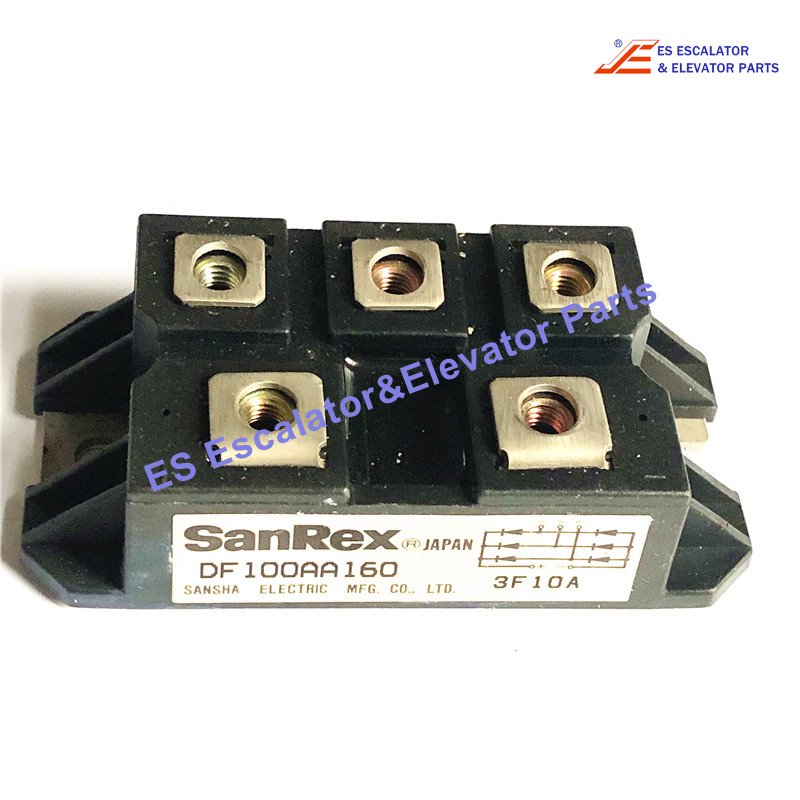 "DF100AA160 Elevator IGBT Module  3-Phase Bridge Power Module Current:100A Peak Reverse Voltage:1700 V Non-Repetitive Peak Reverse Voltage:1600 V Use For SanRex "