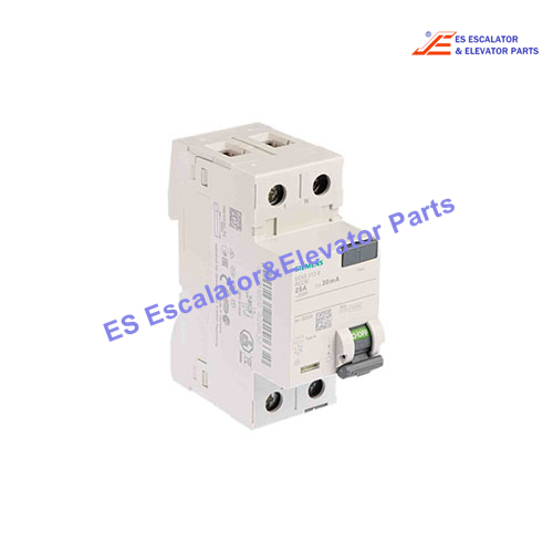 5SV3 312-6 Elevator Contactor 25A Instantaneous RCD Trip Sensitivity 30mA Type A DIN Rail Use For Siemens