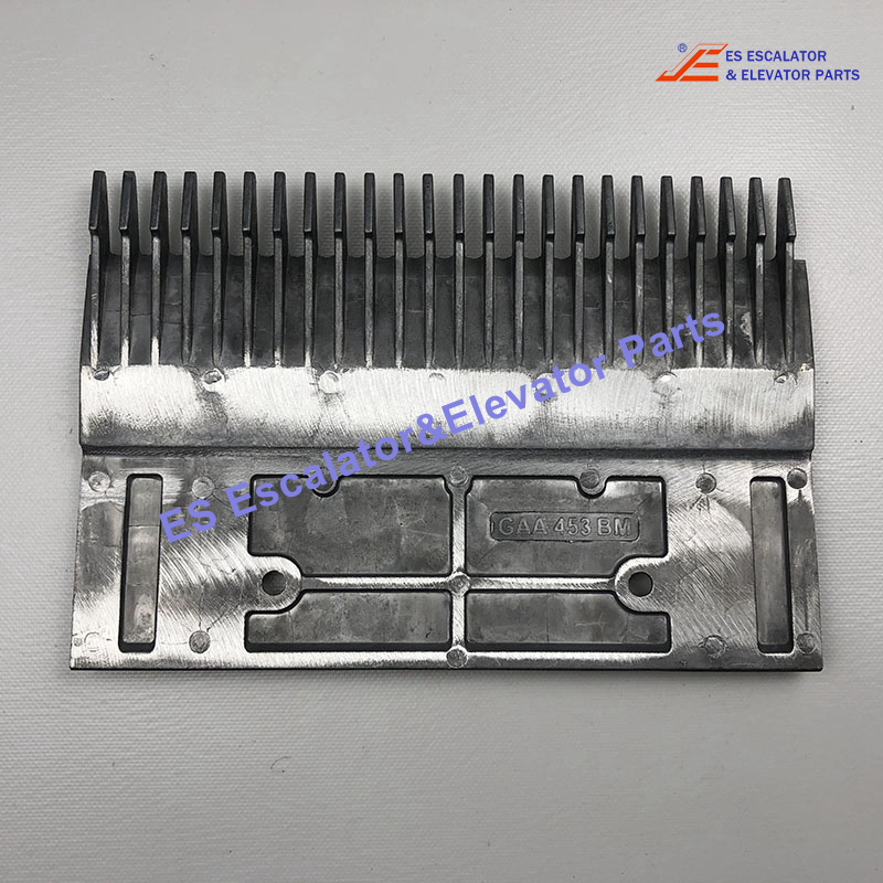 "GAA453BM-L Escalator Comb Plate 24 Teeth Aluminium Left 506 Escalator  Use For Otis"