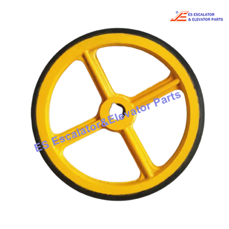 ASA00B046C Escalator Friction Wheel D458mm D1=430mm WO Rubber d=45mm H=34mm Use For LG/Sigma