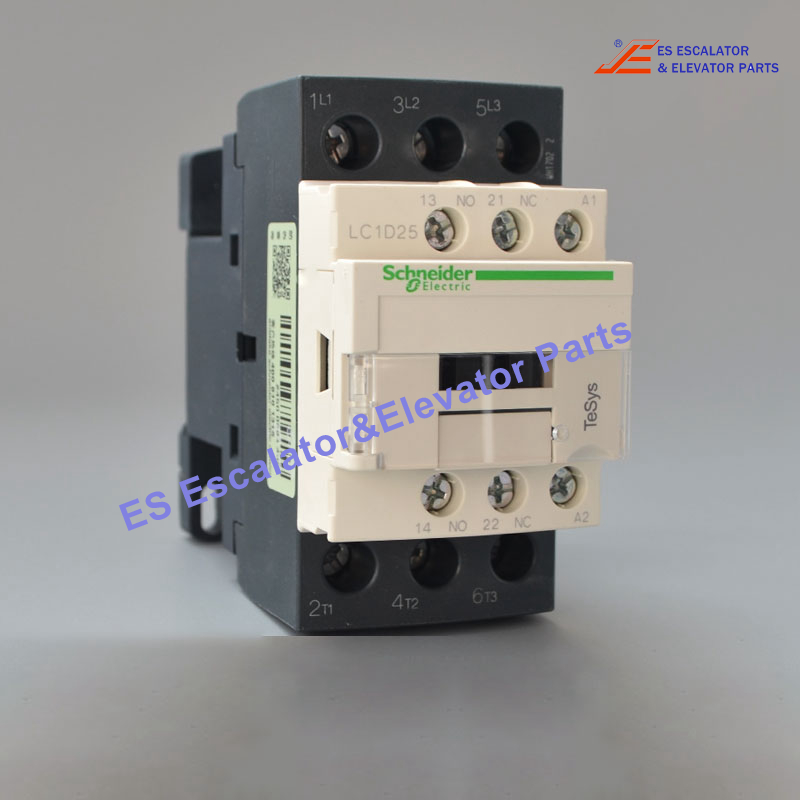 LC1D25M7C Elevator Auxiliary Contact 3P 3NO 3PH 25A AC-3 40A AC-1  690V Complete With 220V 50/60Hz AC Coil 1NO/1NC Use For Schneider