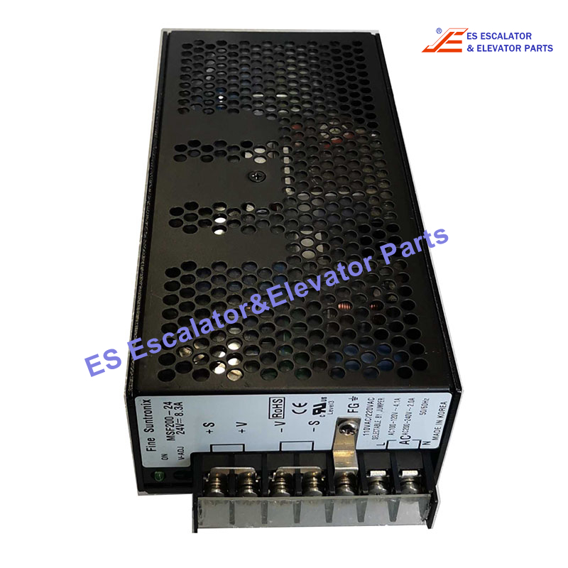 MSF200-24 Elevator Switching Power Supply AC100-120V 4.1A AC200-240V 2.0A 50/60HZ Use For ThyssenKrupp