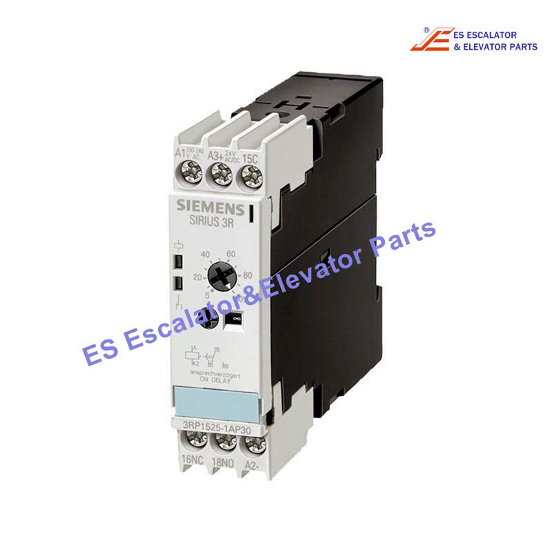 3RP1525-1BP30 Elevator Timing Relay 2 Change-Over Contacts 15 Time Ranges 0.05 S-100 H 24 AC 200-240 V And 24 V DC At 50/60 HZ AC With LED Use For Siemens