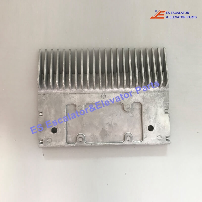 CSC-0685919 Escalator Comb Plate Length= 199mm Width = 116mm Hole Spacing = 145mm 22T Aluminum Silver Use For Sjec
