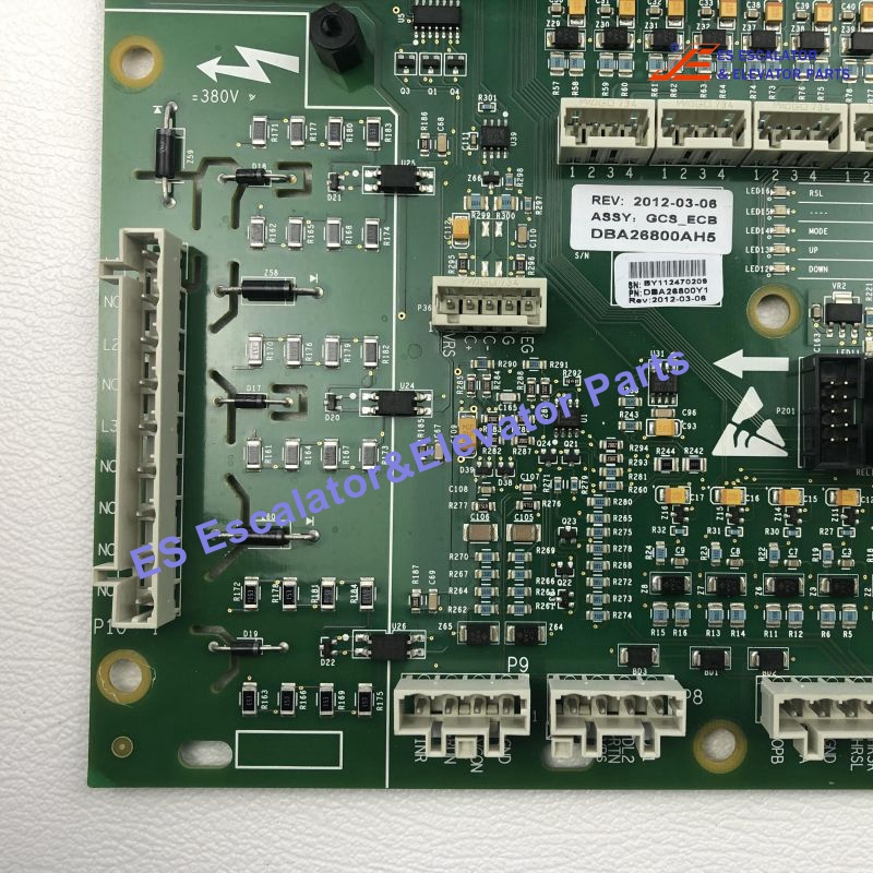 DBA26800AH5 Escalator PCB Board GCS-ECB Use For Otis