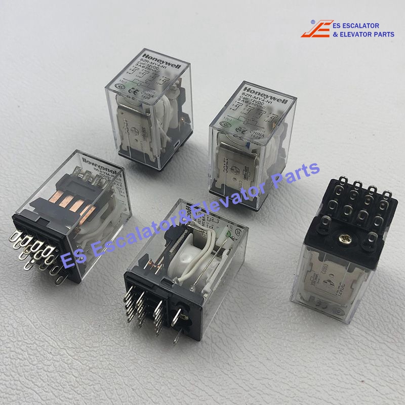 SZR-MY4-N1 Elevator Purpose Relay 3A 4 Contacts With LED Honeywell SZR-MY4-N1 DC12V