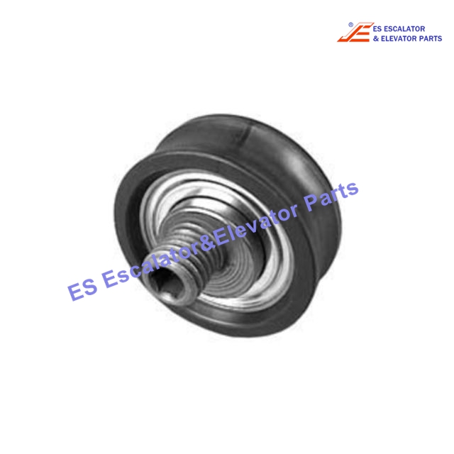 2C1A050058 Elevator Door Roller, Round Groove Ø43/Ø39x16/10 mm M12 ecc. H=1 Use For Selcom