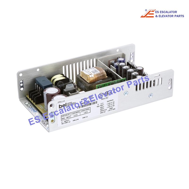 MAP130-4002 Escalator Power Supply 130W 5V 20A 12V 5A/ -12V 1A 47 To 63 Hz Use For Otis