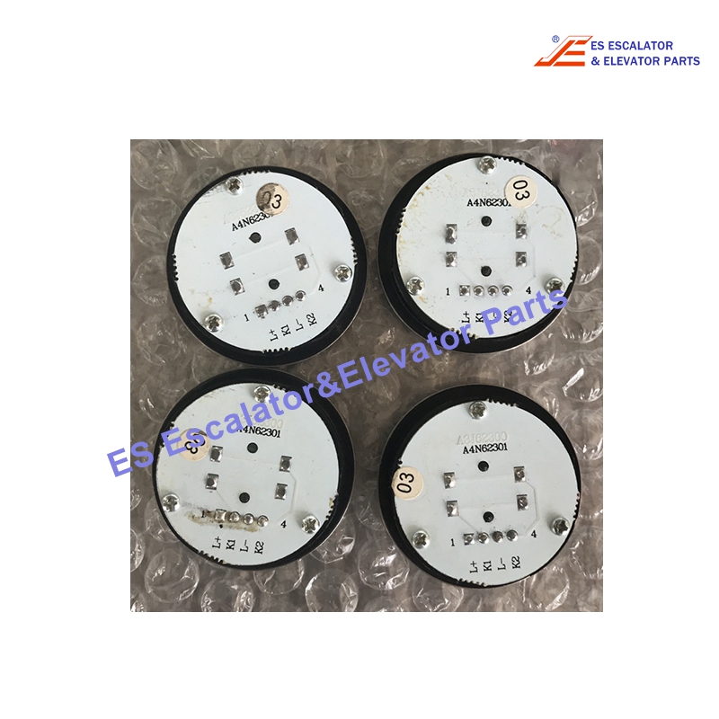 A4N62301 Elevator Push Button Round Button Size:34mm  Light Color:White Use For BLT