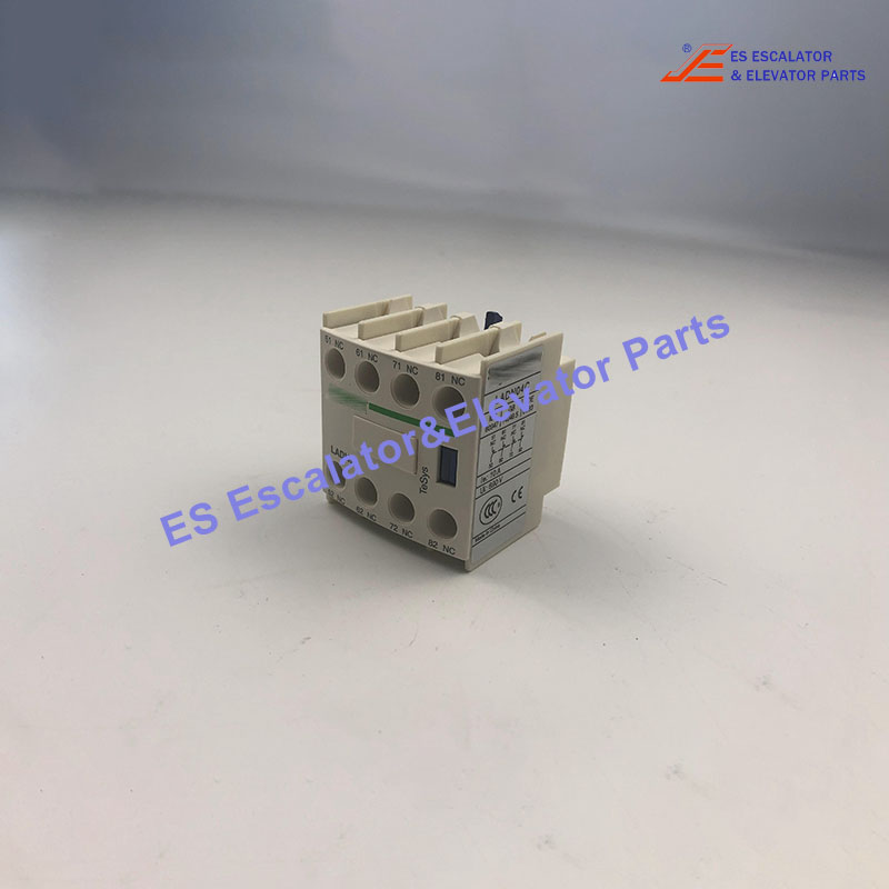 LADN04C Elevator Auxiliary Contact Block 4NC Screw Clamps Terminals Ith:10A Ui:690V Use For Schneider