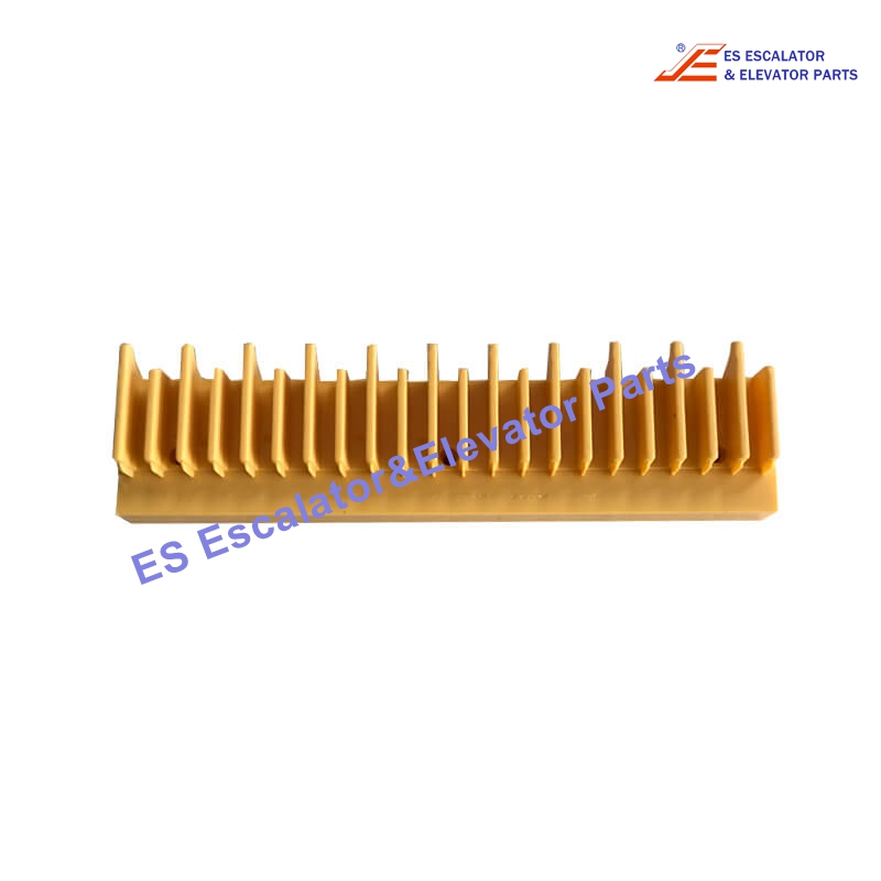 KM5212341H02 Escalator Step Demarcation Strip Color: Yellow Size:197x47mm Teeth:22T Left Use For Kone
