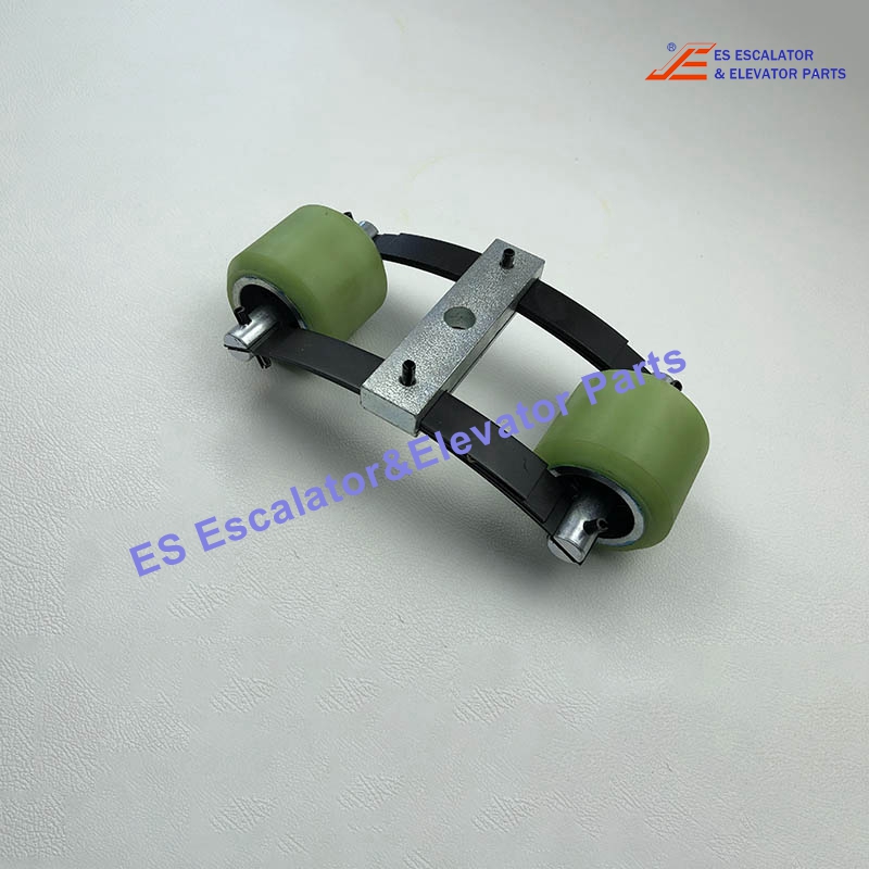 MIHD3586 Escalator Handrail Pressure Roller Assembly 60x55mm Double Bearing6202 Use For Mitsubishi