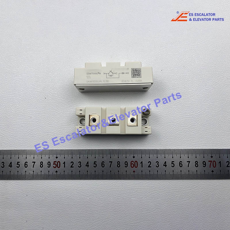 SKM100GAL123D Elevator IGBT Module 94x34x30.5mm 1200 V 100 A Use For Semikron