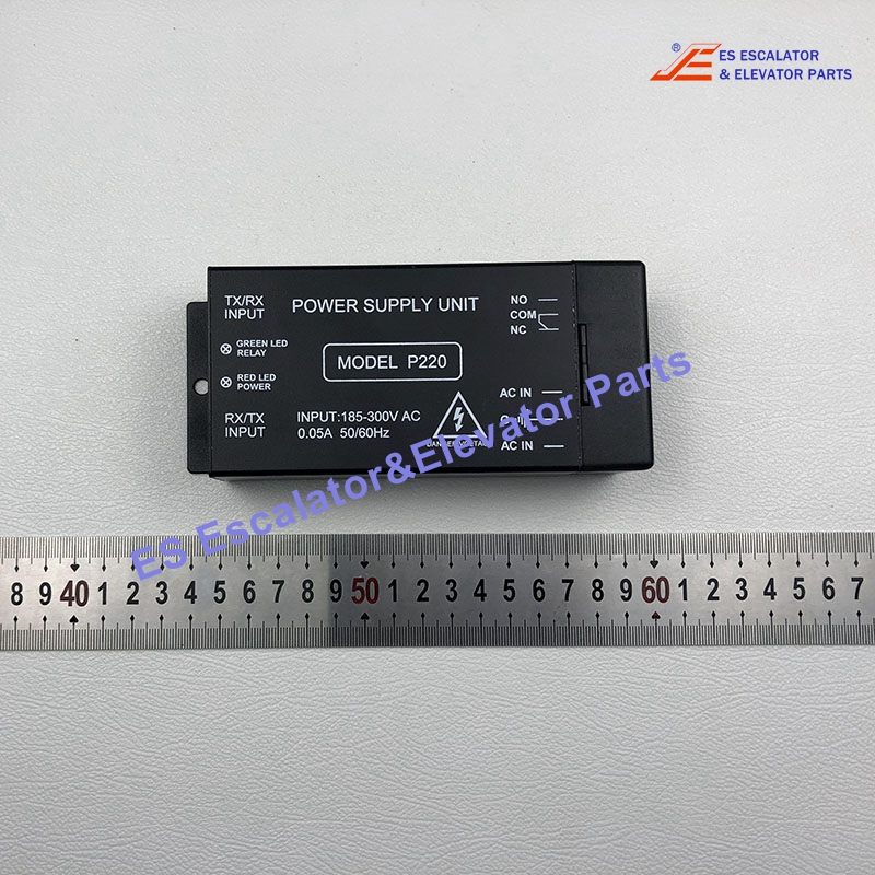 Model P220 Elevator Power Supply Unit Input:185-300 VAC 0.05A 50/60HZ Use For Other