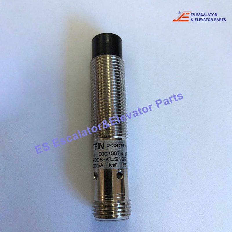 6502944013 Escalator Inductive Sensor Range: 8mm Power Supply: 10-30V DC Output Mode: PNP NO Connection: Connector M12 KIN-M12PS 008-KLS12E Use For Otis