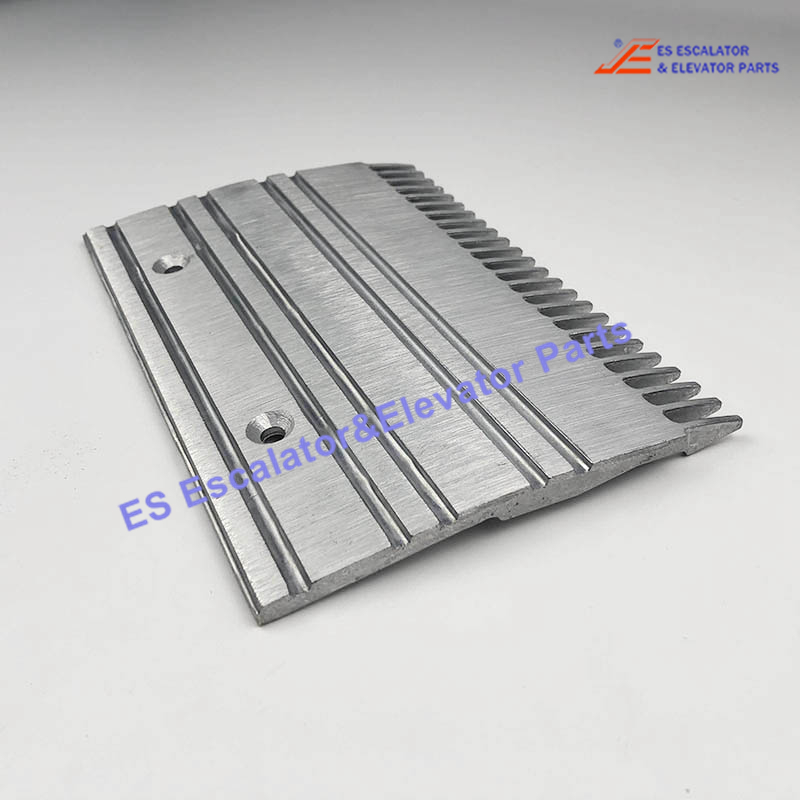 GAA453BM6 Escalator Comb Plate 206.39x139.2mm Tooth Pitch 8.4 Hole Spacing 101.7 24T Aluminum Use For Otis