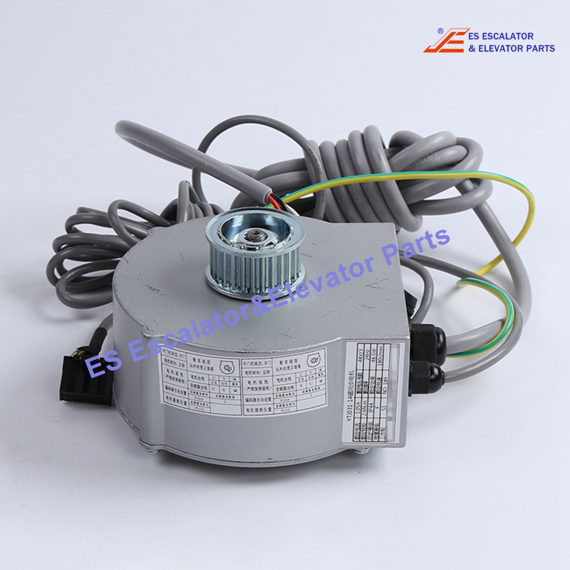 YTJ031-13PMSM Elevator Door Motor Current:1.05A Voltage:48V 3 Phase 24 HZ 180 R/Min 2.6 Nm Use For Mitsubishi