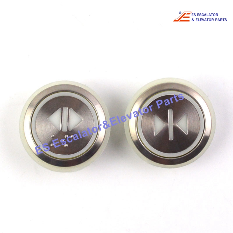 KM863050G540H082 Elevator Button KDS STD RND SURF RE SBS DCB Round Silver Brush Stainless Steel Use For Kone