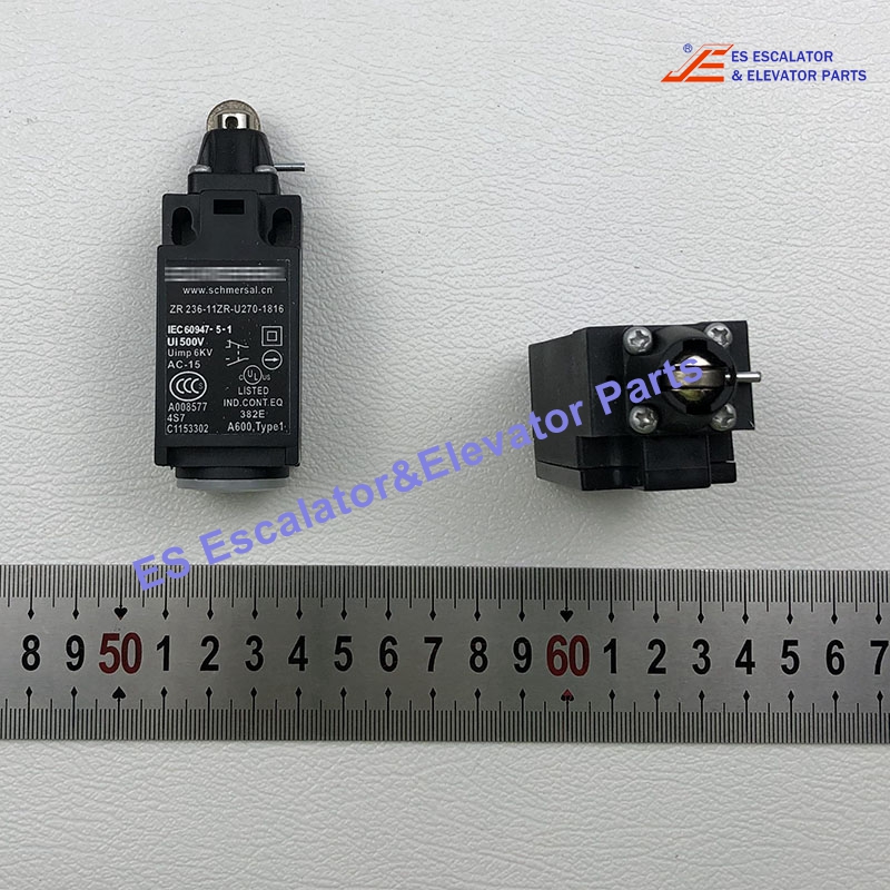 ZR 236-11ZR-U270-1816 Elevator Limit Switch Ui:500V Uimp:6KV AC-15 Use For Schmersal