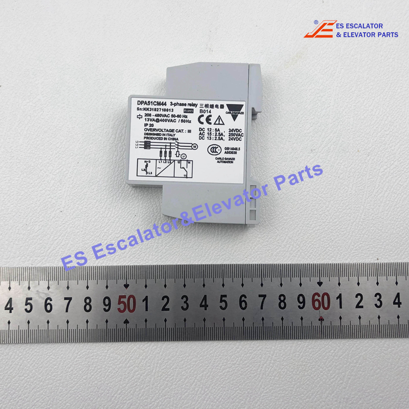 DPA51CM44-B003 Escalator Relay 3 Phase 208-480VAC 50-60HZ Use For Thyssenkrupp