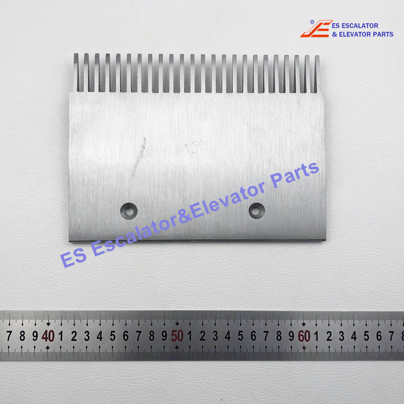 GAA453BV1 Escalator Comb Plate 203.184 X 149.6 X 6.4mm Tooth Pitch 8.4 Hole Spacing 101.7 24T Aluminum Center Use For Otis