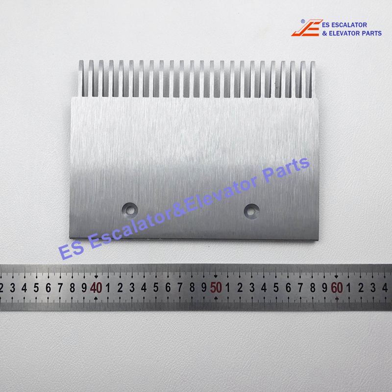 GAA453BV5 Escalator Comb Plate 206.39 X 149.6 X 6.4mm Tooth Pitch 8.4 Hole Spacing 101.7 24T Aluminum Left Use For Otis