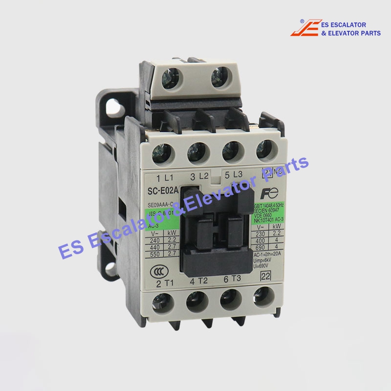 SC-E02A Elevator Contactor DC220V Use For Fuji