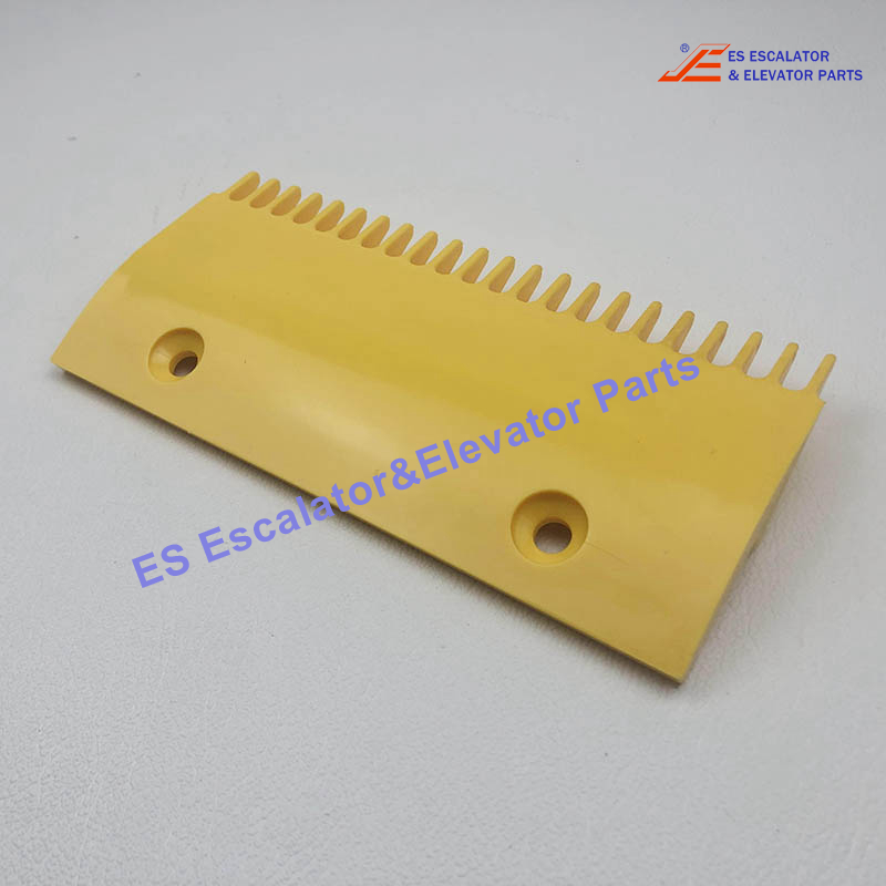 DSA2001489-M Escalator Comb Plate 198X94.4mm 22T ABS Yellow Center Use For Lg/Sigma