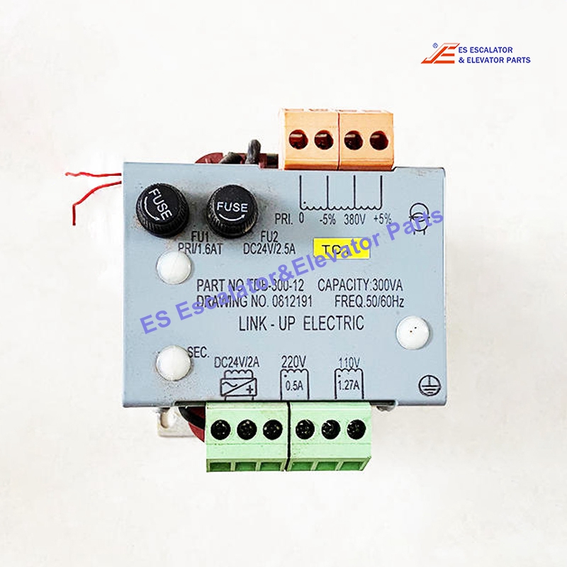 TDB-300-12-480 Escalator Transformer 300VA 50/60HZ Use For SSL