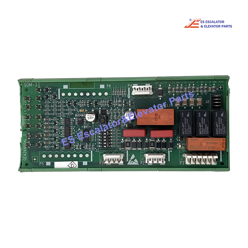 GCA26800AL1 Escalator PCB Board SOM-II Board Use For Otis