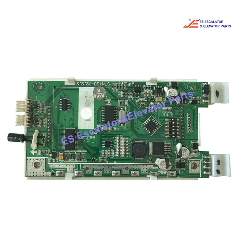 STN430-V2.2.3 Elevator Display Board Blue Screen 4.3 Inch Indicator Display PCB Dimensions: 154x80x14mm Use For Otis