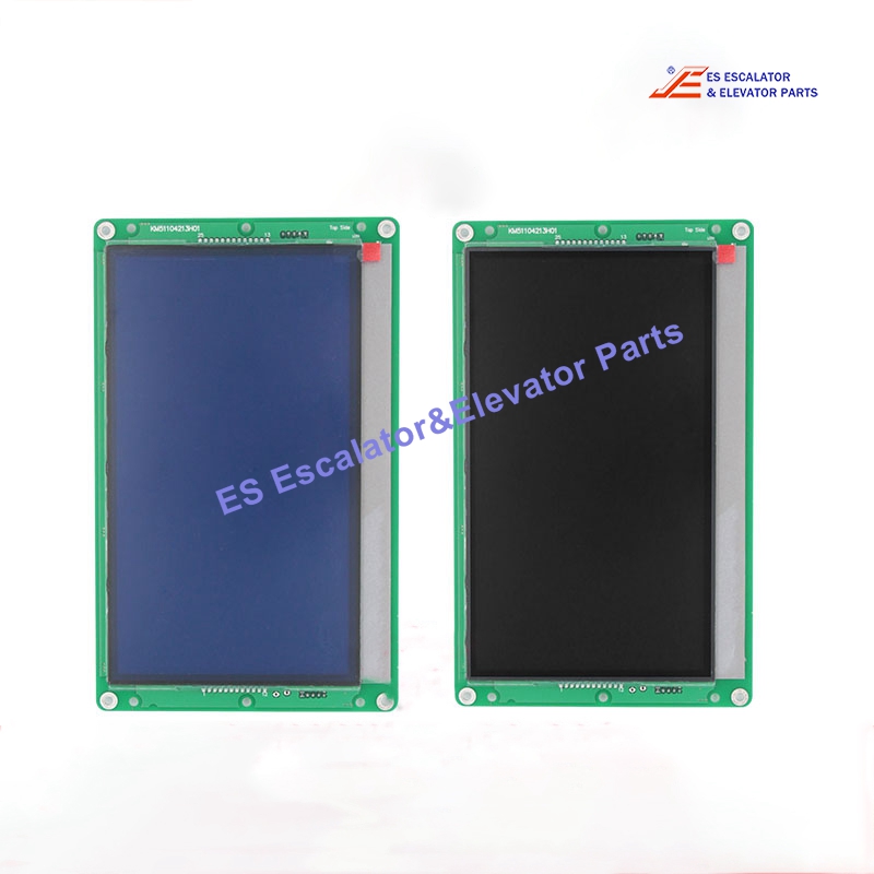 KM1373017G11 Elevator LCD Display Board Black/Blue Screen 9 " LCD Panel Use For Kone