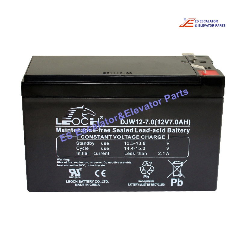 DJW12 7 0 DJW12 7 0 Elevator Leoch Battery Use For Elevator