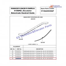 DAA402CW5 Escalator Handrial Guide