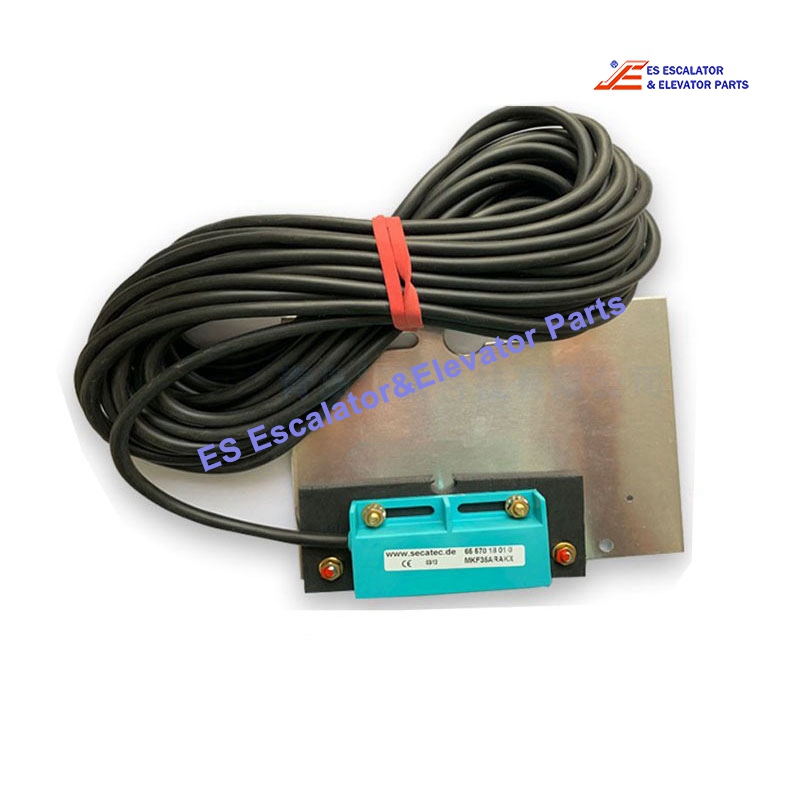 MKF35ARAKX-75084 Elevator Magnetic Switch Secatec-Magnetic Switch Thyssen-Sachnummer: 65 570 05 010 - 68 x 35 x 15Mm – 3.5 M Pvc-Cable Use For Other
