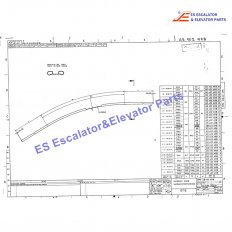 GB402ARC18 Escalator Handrail Guide