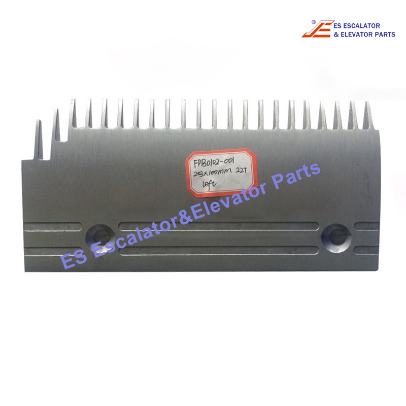 FPB0103-001 Escalator Comb Plate 203x100mm 22T Use For Fujitec