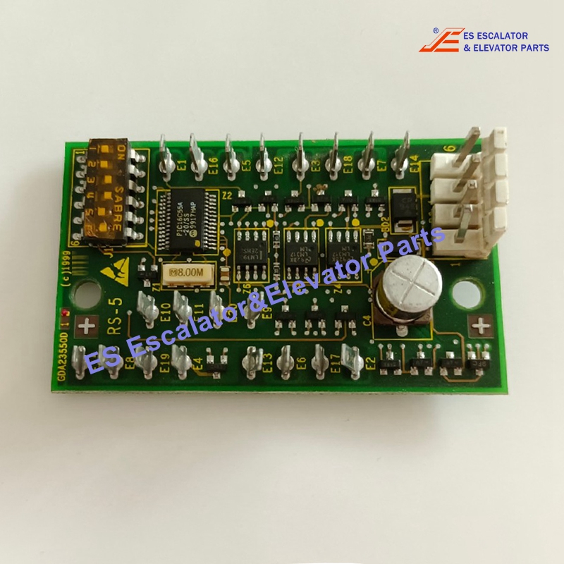 GDA23550D Elevator PCB Board RS5 Remote Station/Address Command/Communication Board Use For Otis