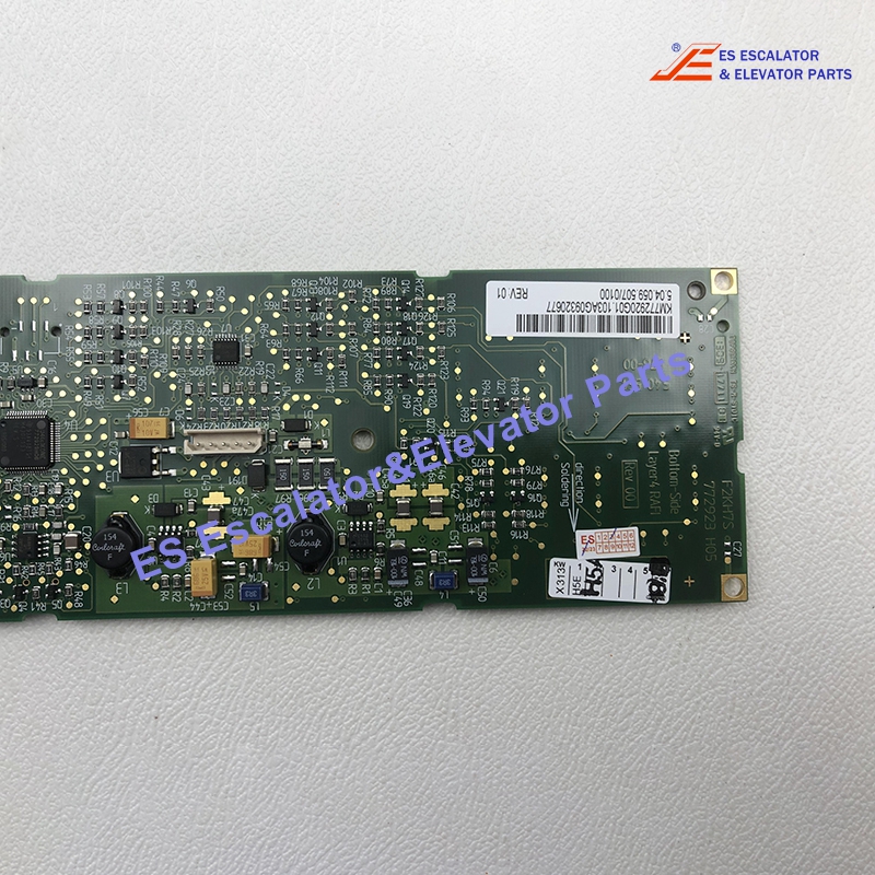 KM772920G01 Elevator Board PCB F2KH7S HLI Seven Segment Amber Use For Kone