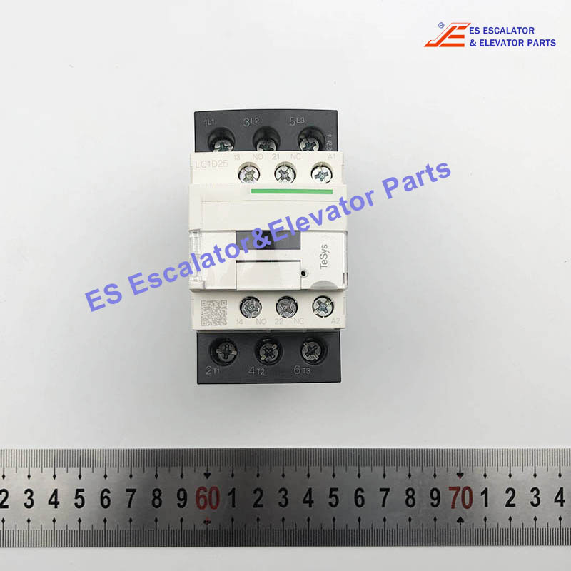 LC1D25 Elevator Auxiliary Contact Block Electric Contactor 230V 50/60HZ Use For Schindler