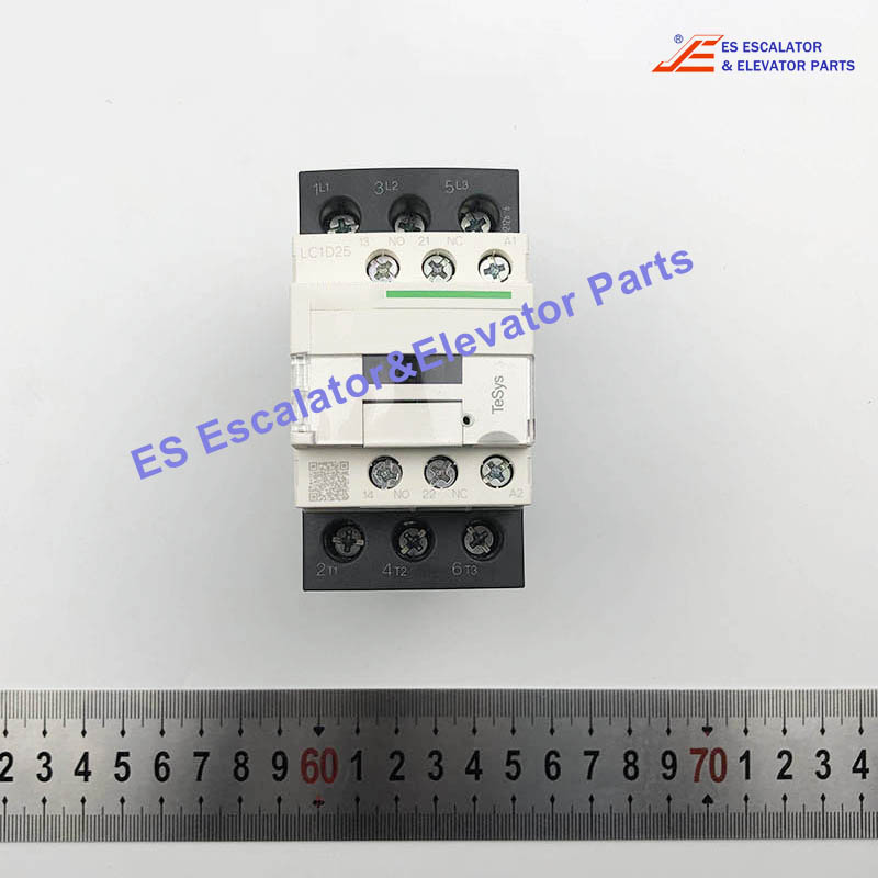 LC1D25 Elevator Auxiliary Contact Block Electric Contactor 230V 50/60HZ Use For Schneider