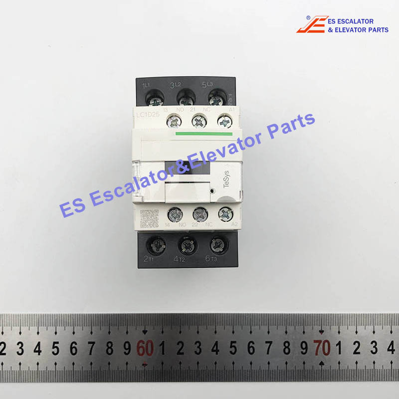 LC1D25 Elevator Auxiliary Contact Block Electric Contactor 230V 50/60HZ Use For Schneider