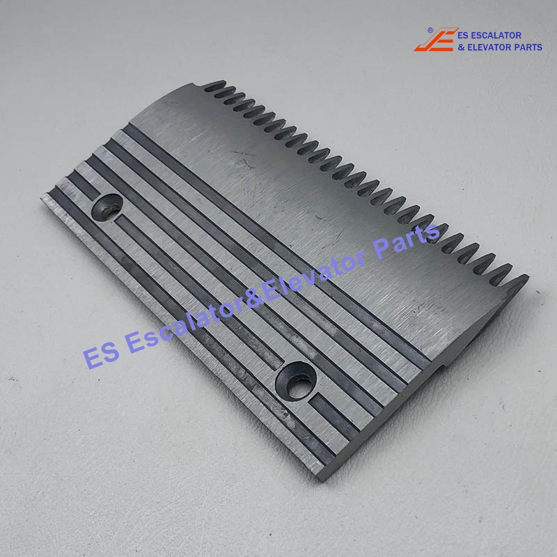 XAA453AB Escalator Comb Plate Aluminium Silver 25 Teeth Use For Otis