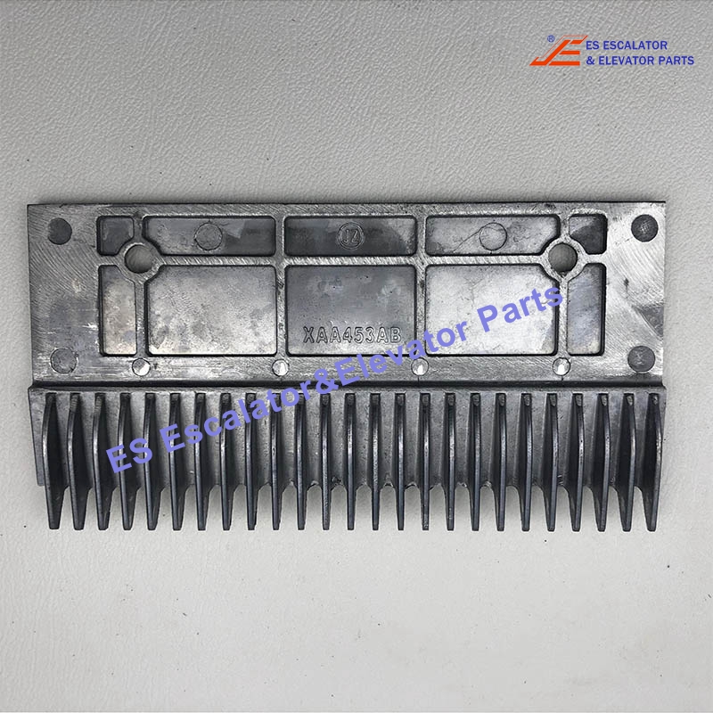 XAA453AB Escalator Comb Plate Aluminium Silver 25 Teeth Use For Otis