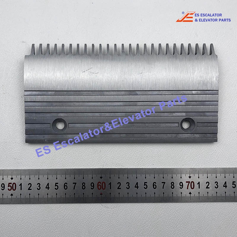 XAA453AB Escalator Comb Plate Aluminium Silver 25 Teeth Use For Otis