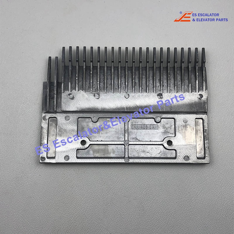 GAA453BM7 Escalator Comb Plate 206.39x139.2mm Tooth Pitch 8.4 Hole Spacing 101.7 24T Aluminum Use For Otis
