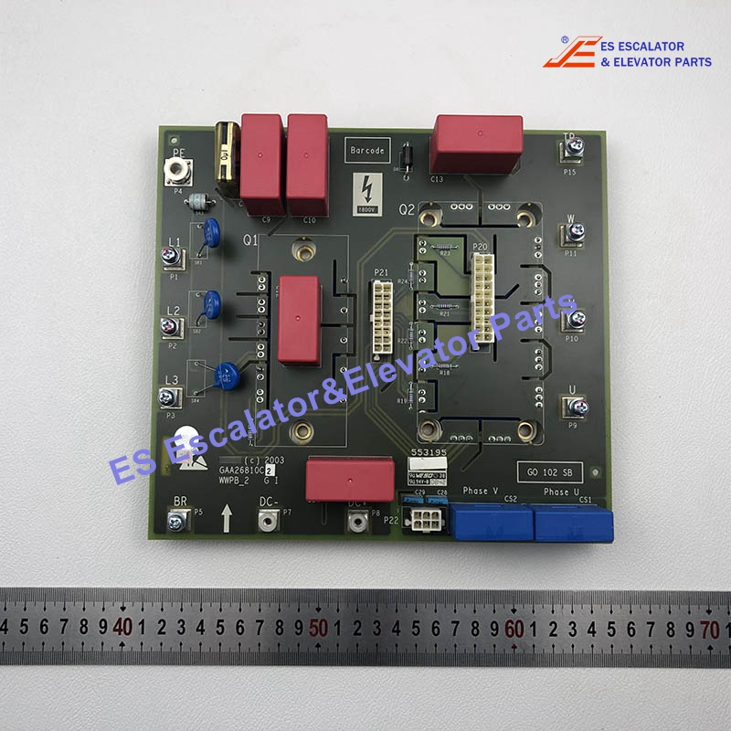 WWPB II GAA26810C2 Elevator Driver Motherboard For GEN2 Use For Otis