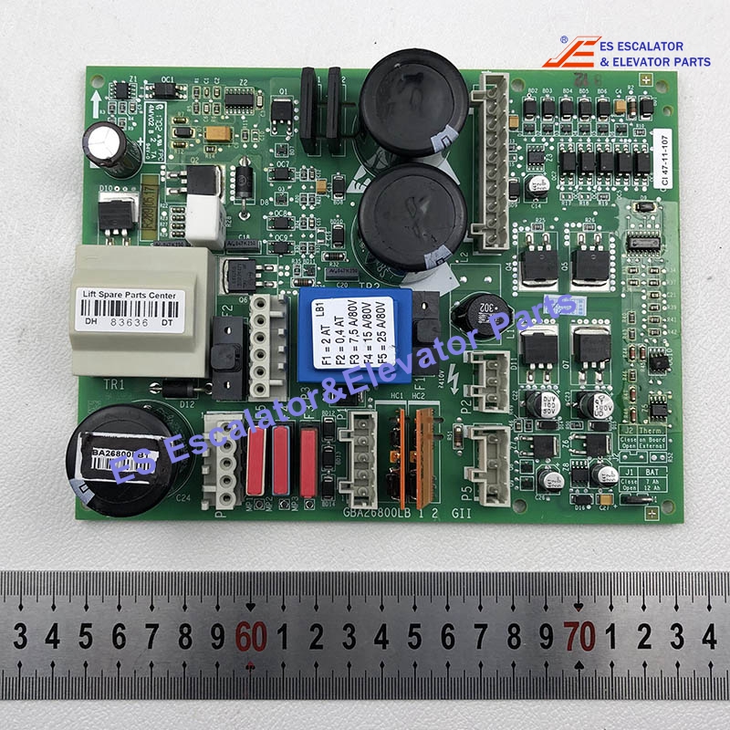 GBA26800LB10 Elevator PCB Battery Control Board Use For OTIS