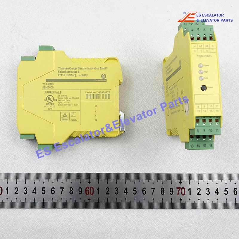 6800560000 Escalator Speed Monitor Tsr-Dms A6 Speed Controller Use For Thyssenkrupp